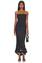 view 7 of 7 Long Lost Lover 1/2 Slip Skirt in Black