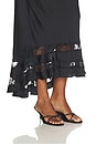 view 8 of 7 Long Lost Lover 1/2 Slip Skirt in Black