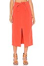 view 1 of 4 Easy Breezy Skirt in Bright Red