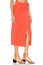 view 2 of 4 Easy Breezy Skirt in Bright Red