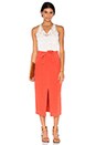 view 4 of 4 Easy Breezy Skirt in Bright Red