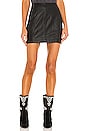 view 1 of 4 Modern Femme Faux Leather Mini Skirt in Black