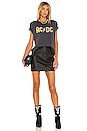 view 4 of 4 Modern Femme Faux Leather Mini Skirt in Black