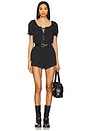view 1 of 4 x We The Free Daisy Denim Babydoll Romper in Star Crossed
