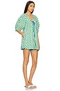 view 2 of 3 Bop Around Romper in Green Combo