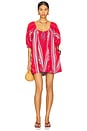 view 1 of 3 Bop Around Romper in Seaside Stripe Red Combo