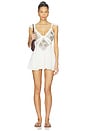 view 1 of 4 Enchanted Romper in Ivory Combo
