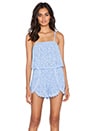 view 2 of 5 Tahlia Lace Romper in Bluebell