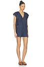 view 2 of 3 ROMPER DENIM WE THE FREE FREE FALL in Deep Blue
