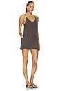 view 2 of 3 x FP Movement Hot Shot Mini Romper Dress in Chocolate