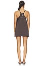 view 3 of 3 x FP Movement Hot Shot Mini Romper Dress in Chocolate