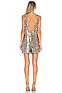 view 3 of 4 Fools Gold Sequin Romper in Gold