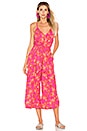 view 1 of 3 Hot Tropics Jumpsuit in Pink Combo