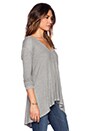 view 2 of 3 Sunset Park Top in Heather Grey
