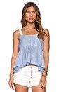 view 1 of 3 LOLAS 스트라이프 탱크탑 in Chambray Combo