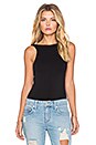 view 2 of 5 High Neck Low Back Bodysuit in Black