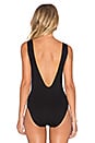 view 5 of 5 High Neck Low Back Bodysuit in Black