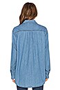 view 3 of 4 XO Button Up Top in Chambray