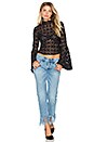 view 4 of 5 Kiss and Bell Lace Top in Black