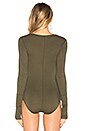 view 4 of 5 Easy Peasy Tee Bodysuit in Moss