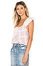 view 2 of 4 Call On Me Print Top in Ivory
