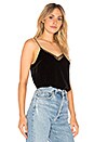 view 2 of 4 Velvet Solid Tank in Black