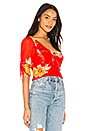 view 2 of 4 Love To Love Blouse in Red