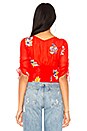 view 3 of 4 Love To Love Blouse in Red