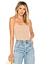 view 1 of 4 Diamond Textured Seamless Tube Top in Nude