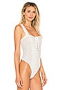 view 3 of 5 Make Me Up Bodysuit in Ivory