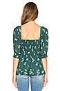 view 3 of 4 Delta Dawn Top in Green