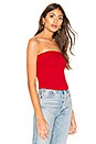 view 2 of 4 Show Me Solid Tube Top in Red