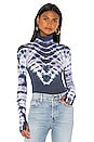 view 1 of 4 Psychedelic Turtleneck in Navy