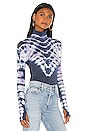 view 2 of 4 Psychedelic Turtleneck in Navy