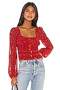 view 1 of 4 Lolita Top in Red