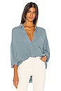 view 1 of 4 Solid Hidden Valley Buttondown in Blue