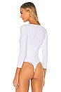 view 4 of 5 Truth Or Square Bodysuit in White