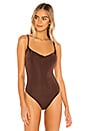 view 2 of 5 Cowls In The Club Bodysuit in Brown