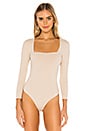 view 2 of 5 Truth Or Square Bodysuit in Nude