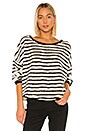 view 1 of 4 Breton Striped Pullover in Black