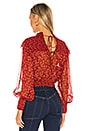 view 3 of 4 Roma Blouse in Red