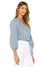 view 2 of 4 Sophie Denim Top in Blue