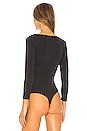 view 4 of 5 Truth Or Square Bodysuit in Black