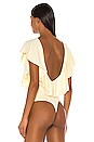 view 4 of 5 Solid Matilda Bodysuit in Light Yellow