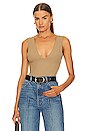view 1 of 5 Keep It Sleek Bodysuit in Tan