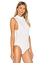view 3 of 5 Muscle Beach Bodysuit in White
