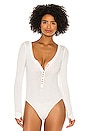 view 2 of 6 Dylan Thermal Bodysuit in Ivory