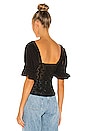 view 3 of 4 Spring Fling Top in Black