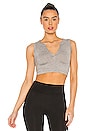 view 1 of 4 X FP Movement Upper Hand Crop in Heather Grey