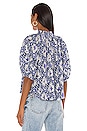 view 3 of 4 Willow Printed Blouse in Blue Combo